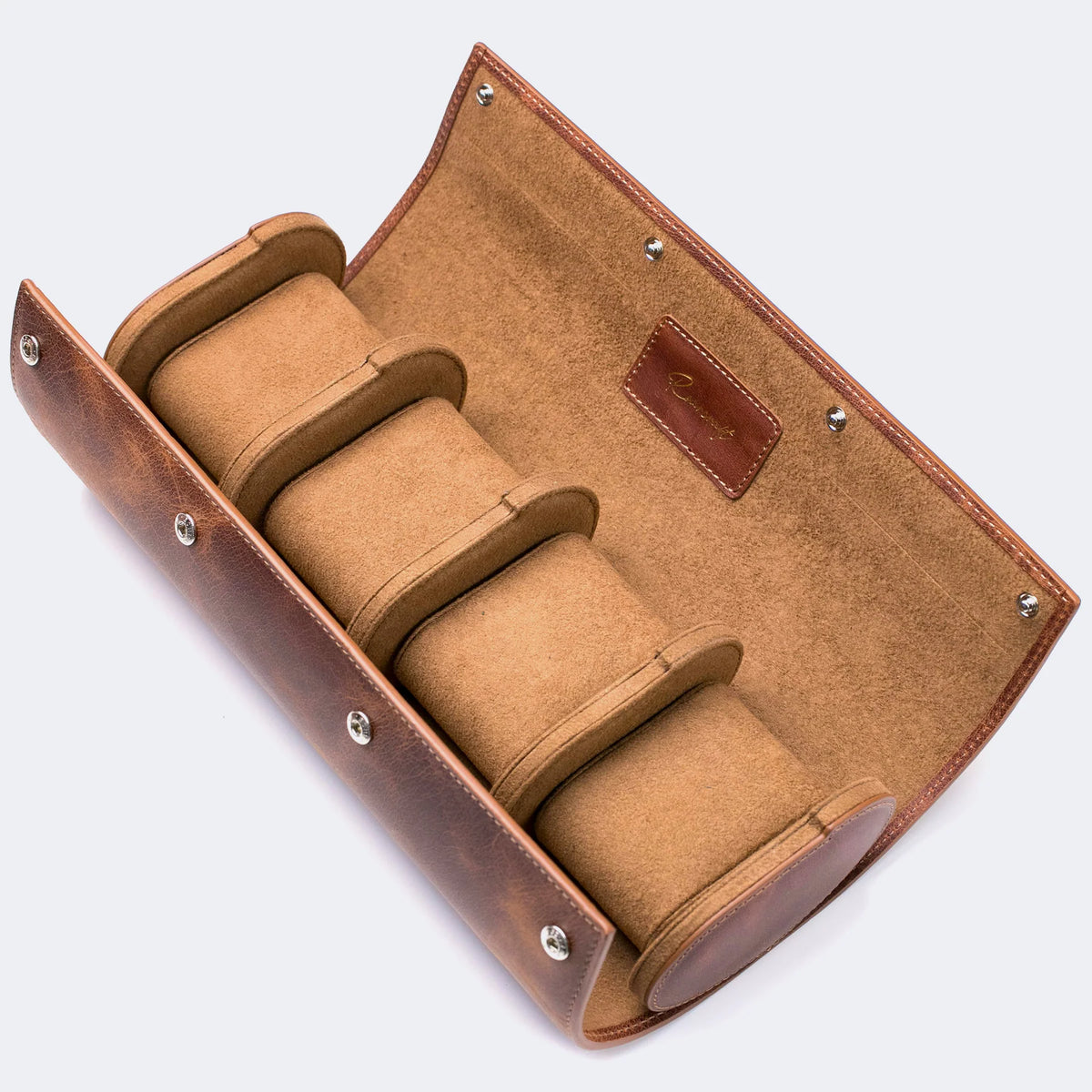 Premium Leather Travel Watch Case